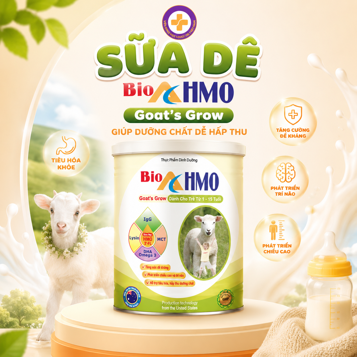 BioHMO Goat's Grow